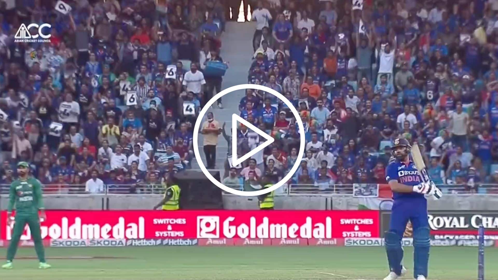 [Watch] Rohit Sharma's Pull Into The Stands Off Haris Rauf's 148 KMPH Ball